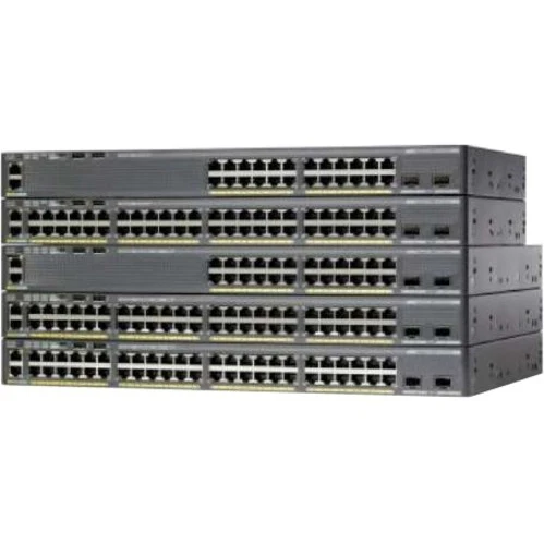 Cisco Catalyst 2960X-48TS-L Ethernet Switch - 48 Ports - Manageable - 10/100/1000Base-T - Refurbished - 2 Layer Supported - 4 SFP Slots - 1U High - Rack-mountable, Desktop - Lifetime Limited Warranty