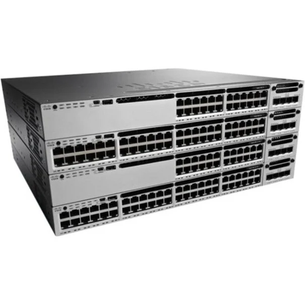 Cisco Catalyst 3850 24 Port PoE IP Base Refurbished - 24 Ports - Manageable - 10/100/1000Base-T - Refurbished - 2 Layer Supported - Modular - 1U High - Rack-mountable - Lifetime Limited Warranty