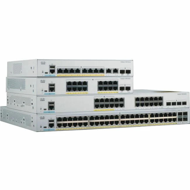 Cisco Catalyst C1000-8FP Ethernet Switch - 8 Ports - Manageable - Gigabit Ethernet - 10/100/1000Base-T, 1000Base-X - 2 Layer Supported - Modular - 2 SFP Slots - 110 W Power Consumption - 120 W PoE Budget - Twisted Pair, Optical Fiber - PoE Ports - Lifetim