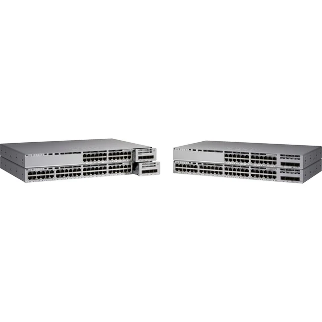 Cisco Catalyst C9200L-48PXG-4X Ethernet Switch - 48 Ports - Manageable - Gigabit Ethernet, 10 Gigabit Ethernet - 10/100/1000Base-T, 10GBase-T - 3 Layer Supported - Twisted Pair - Rack-mountable - Lifetime Limited Warranty