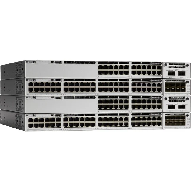 Cisco Catalyst C9300-24UX Ethernet Switch - 24 Ports - Manageable - Gigabit Ethernet - 10/100/1000Base-T - Refurbished - 2 Layer Supported - 1100 W Power Consumption - Twisted Pair - Rack-mountable - Lifetime Limited Warranty