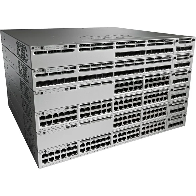 Cisco Catalyst WS-C3850-24T-S Layer 3 Switch - 24 Ports - Manageable - 10/100/1000Base-T - Refurbished - 3 Layer Supported - Modular - 1U High - Rack-mountable - Lifetime Limited Warranty