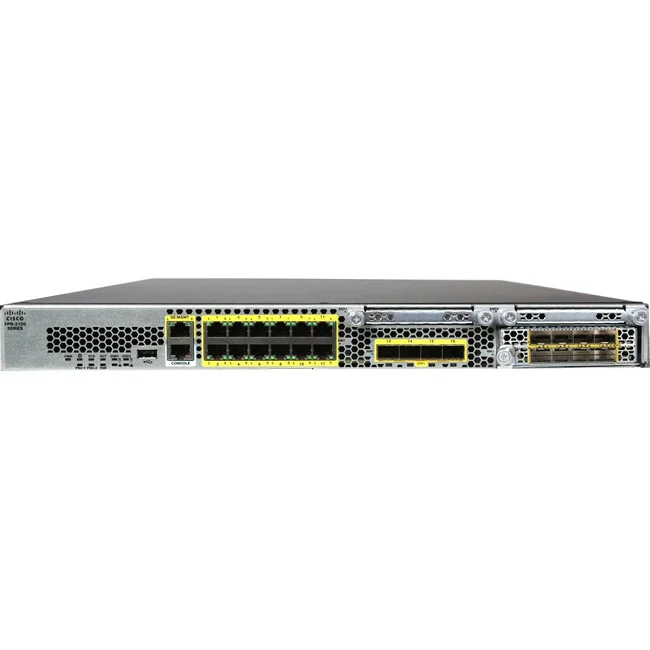 Cisco Firepower 2140 NGFW Appliance - 12 Port - 10/100/1000Base-T - Gigabit Ethernet - 12 x RJ-45 - 13 Total Expansion Slots - 1U - Rack-mountable