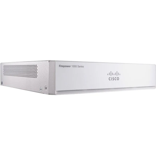 Cisco Firepower FPR-1010 Network Security/Firewall Appliance - 8 Port - 10/100/1000Base-T - Gigabit Ethernet - 256 MB/s Firewall Throughput - 75 VPN - 6 x RJ-45 - Desktop, Rack-mountable, Compact