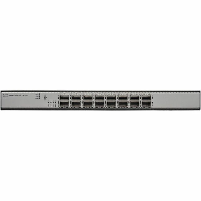 Cisco Nexus 9300-GX 9316D Ethernet Switch - Manageable - 40 Gigabit Ethernet, 100 Gigabit Ethernet, 400 Gigabit Ethernet - 40GBase-X, 100GBase-X - Refurbished - 3 Layer Supported - Modular - 1010 W Power Consumption - Optical Fiber - 1U High - Rack-mounta