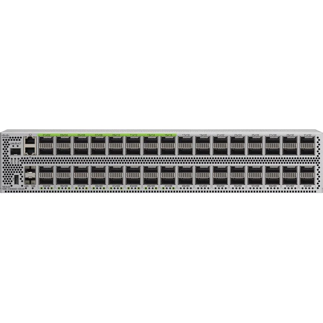 Cisco Nexus 9300-GX2 N9K-C9364D-GX2A Ethernet Switch - 64 Ports - Manageable - 400 Gigabit Ethernet - 2 Layer Supported - Modular - 1324 W Power Consumption - Optical Fiber - 1U High - Compact, Rack-mountable