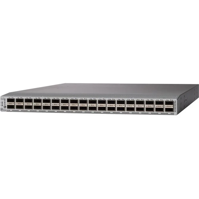Cisco Nexus 9336C-FX2 Ethernet Switch - Manageable - Refurbished - 3 Layer Supported - Modular - 777 W Power Consumption - Optical Fiber - 1U High - Rack-mountable - 1 Year Limited Warranty
