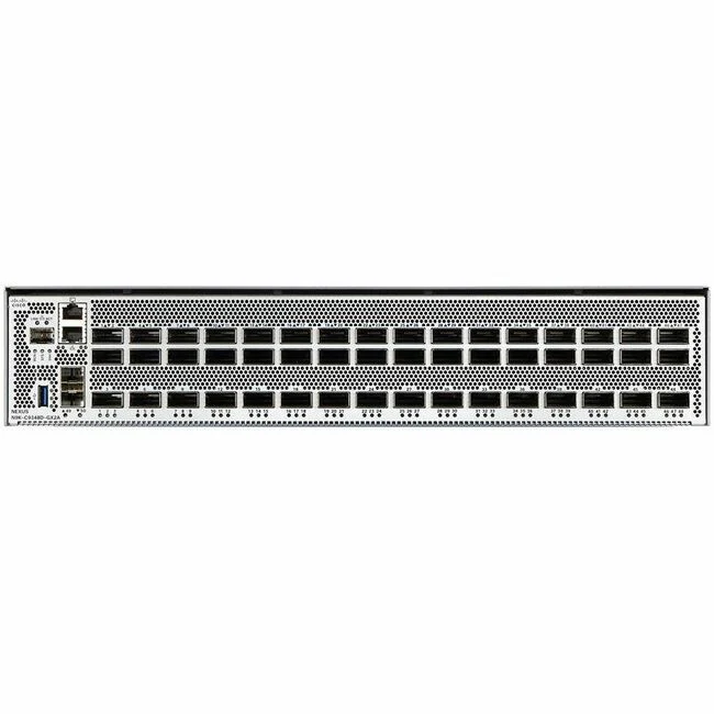 Cisco Nexus 9348D-GX2A Ethernet Switch - 48 Ports - Manageable - 10 Gigabit Ethernet, 400 Gigabit Ethernet - 10GBase-X - 3 Layer Supported - Modular - Optical Fiber - 1U High - Rack-mountable - 1 Year Limited Warranty