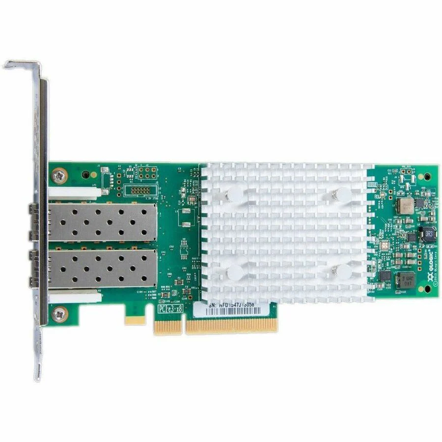 Cisco QLogic QLE2742-CSC Dual-port Gen 6 Fibre Channel Adapter - PCI Express 3.0 x8 - 32 Gbit/s - 2 x Total Fibre Channel Port(s) - Plug-in Card