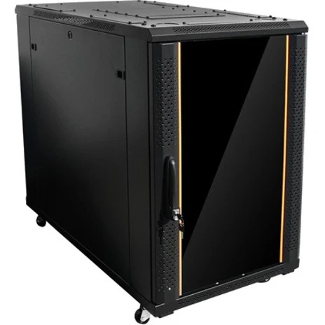 Claytek 18U 1000mm Depth Rack-mount Server Cabinet with 1U Cable Management