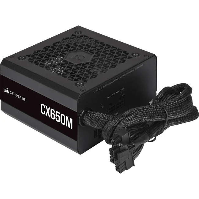 Corsair 650 Watt 80 PLUS Bronze Semi Modular ATX PSU - Internal - 120 V AC, 230 V AC Input - 5 V DC, 3.3 V DC, 12 V DC, -12 V DC Output - 650 W - 1 +12V Rails - 1 Fan(s) - 85% Efficiency