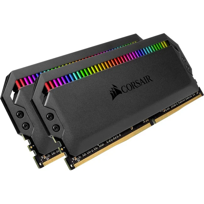 Corsair Dominator Platinum RGB 16GB DDR4 SDRAM Memory Module Kit - For Desktop PC, Motherboard - 16 GB (2 x 8GB) - DDR4-3200/PC4-25600 DDR4 SDRAM - 3200 MHz - CL16 - 1.35 V - Retail - Non-ECC - 288-pin - DIMM