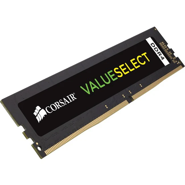 Corsair ValueSelect 8GB DDR4 SDRAM Memory Module - 8 GB (1 x 8GB) - DDR4-2666/PC4-21300 DDR4 SDRAM - 2666 MHz - CL18 - 1.20 V - Non-ECC - Unbuffered - 288-pin - DIMM