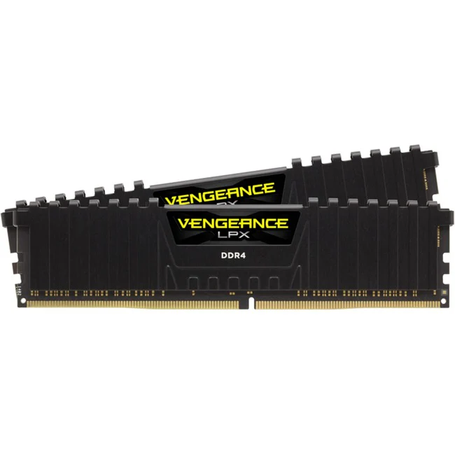 Corsair Vengeance LPX 16GB (2 x 8GB) DDR4 SDRAM Memory Kit - 16 GB (2 x 8GB) - DDR4-3000/PC4-24000 DDR4 SDRAM - 3000 MHz - CL16 - 1.35 V - Non-ECC - Unbuffered - 288-pin - DIMM - Lifetime Warranty