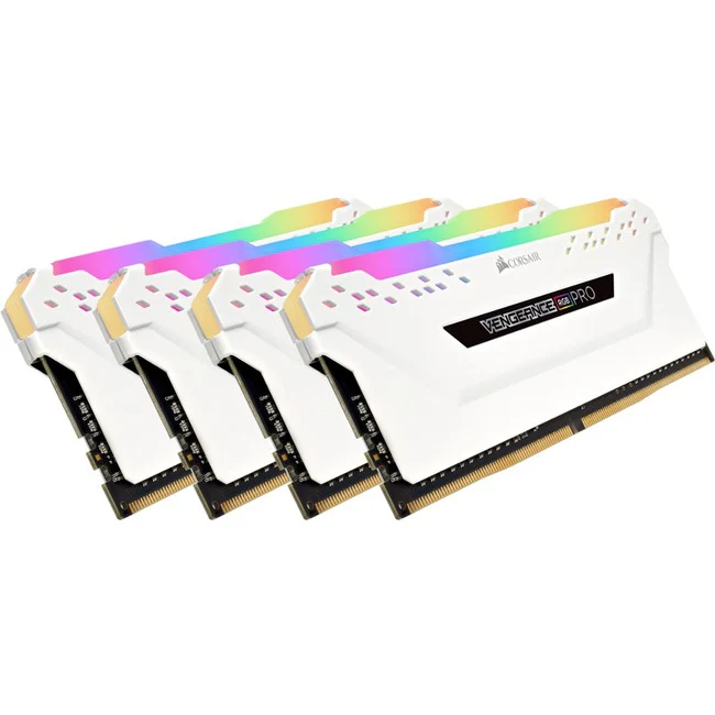 Corsair Vengeance RGB Pro 32GB (4 x 8GB) DDR4 SDRAM Memory Kit - For Motherboard - 32 GB (4 x 8GB) - DDR4-3200/PC4-25600 DRAM - 3200 MHz - CL16 - 1.35 V - 288-pin - DIMM