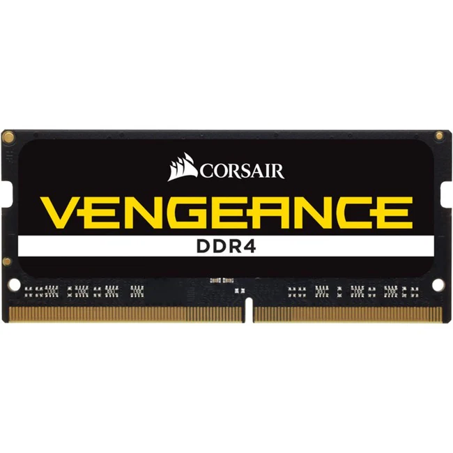 Corsair Vengeance Series 8GB (1 x 8GB) DDR4 SODIMM 3200MHz CL22 Memory Kit - For Notebook - 8 GB (1 x 8 GB) - DDR4-3200/PC4-25600 DDR4 SDRAM - 3200 MHz - CL22 - 1.20 V - Non-ECC - Unbuffered - 260-pin - SoDIMM
