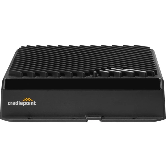 CradlePoint Wi-Fi 6 IEEE 802.11ax 2 SIM Cellular, Ethernet Modem/Wireless Router - 5G - LTE Advanced Pro, UMTS, HSPA+ - 2.40 GHz ISM Band - 5 GHz UNII Band - 221.75 MB/s Wireless Speed - 4 x Network Port - USB - PoE Ports - Gigabit Ethernet - VPN Supporte