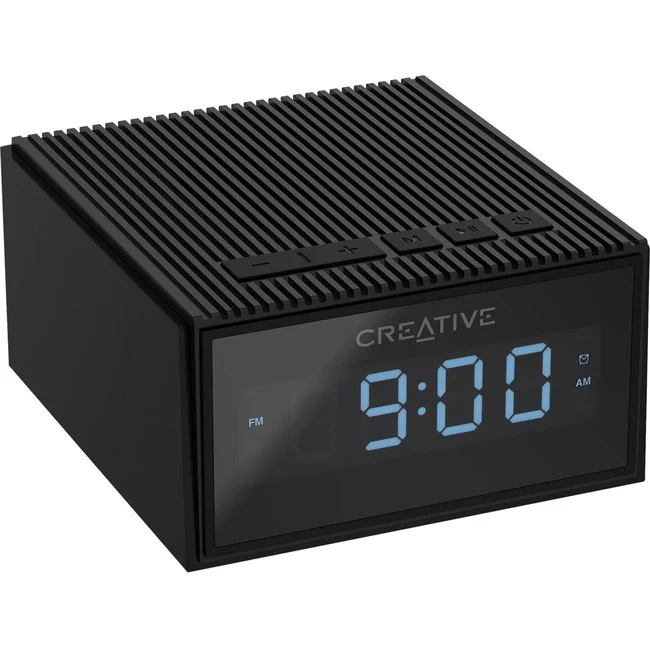 Creative Chrono Portable Bluetooth Speaker System - Black - Battery Rechargeable - USB
