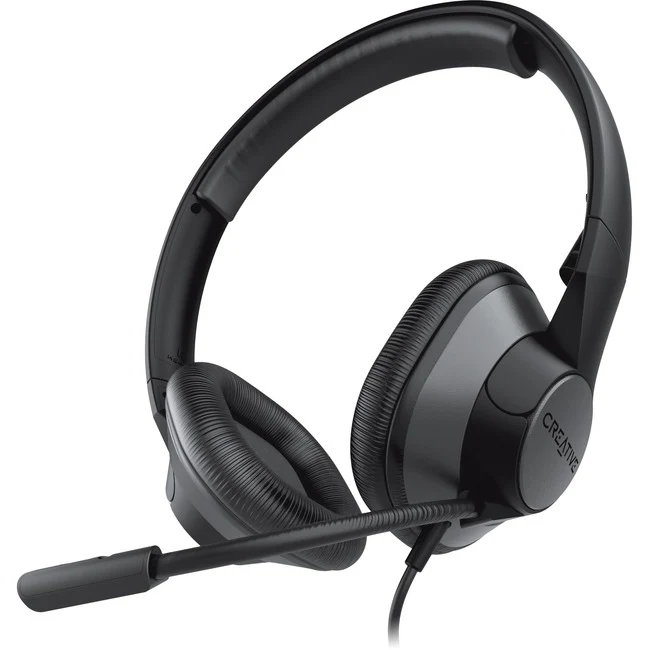 Creative HS-720 V2 Headset - Stereo - USB Type A - Wired - 20 Hz - 20 kHz - On-ear - Binaural - Ear-cup - 6.56 ft Cable - Noise Cancelling, Condenser Microphone - Black