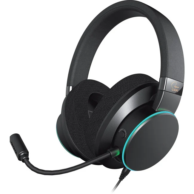 Creative SXFI AIR C Headset - Stereo - Mini-phone (3.5mm) - Wired - 32 Ohm - 20 Hz - 20 kHz - Over-the-head - Binaural - Circumaural - Black