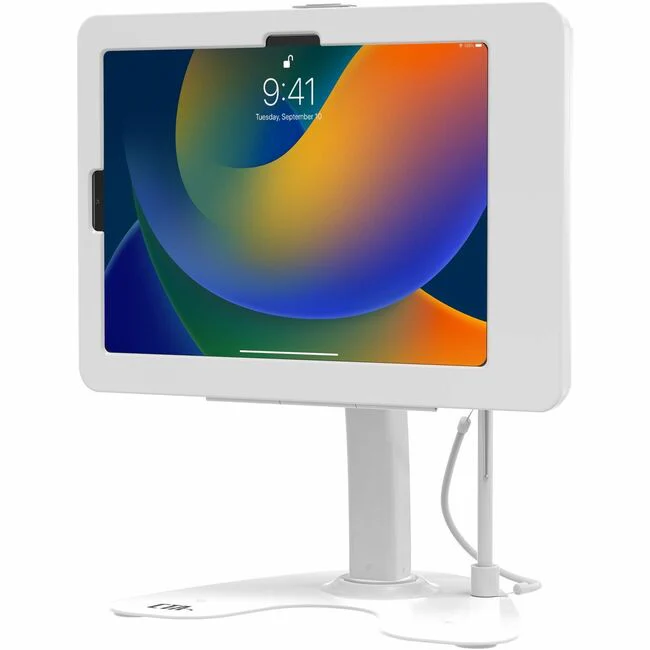 CTA Digital Dual Security Kiosk for iPad 10, iPad Air, & 11" iPad Pro (White)