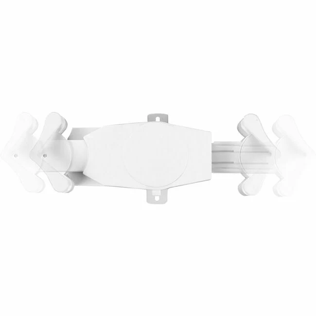 CTA Digital Rotating Wall Mount for 7-14 Inch Tablets (White)