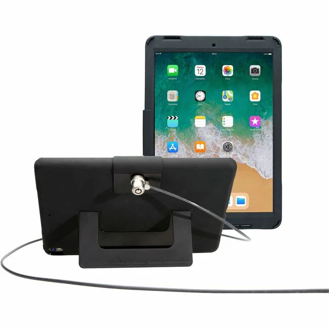 CTA Digital Security Case with Kickstand and Anti-Theft Cable for iPad Pro 10.5"