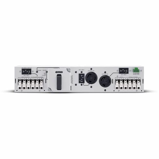 CyberPower MBP63A2 208 VAC 63A Maintenance Bypass UPS - 3 Outlets, 3.3 ft, Horizontal, 2U, 3YR Warranty