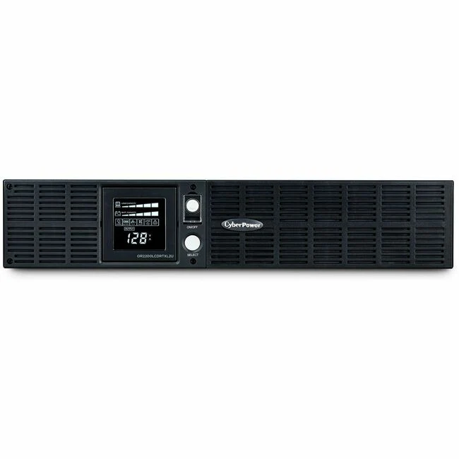 CyberPower OR2200LCDRTXL2U Smart App LCD UPS Systems - 2100VA/1650W, 120 VAC, NEMA 5-20P, 2U, Rack / Tower, 8 Outlets, LCD, PowerPanel® Business, $300000 CEG, 3YR Warranty