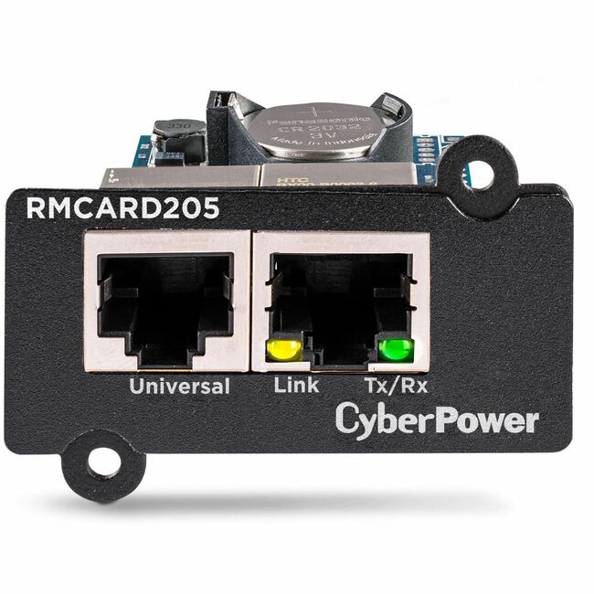 CyberPower RMCARD205 UPS & ATS PDU Remote Management Card - SNMP/HTTP/NMS/Enviro Port