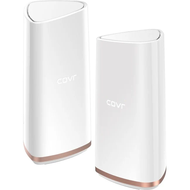D-Link Covr Covr-2202 Wi-Fi 5 IEEE 802.11ac Ethernet Wireless Router - 2.40 GHz ISM Band - 5 GHz UNII Band - 6 x Antenna(6 x Internal) - 275 MB/s Wireless Speed - 1 x Network Port - 1 x Broadband Port - Gigabit Ethernet - Desktop