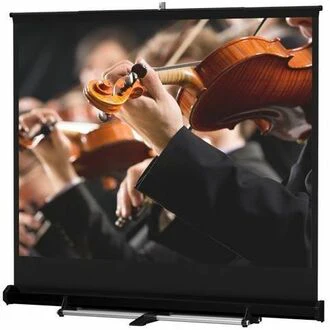Da-Lite Carpeted Floor Model C Manual Wall and Ceiling Projection Screen