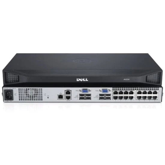 Dell Analog KVM Switch DAV2216 - TAA Compliant - 16 Computer(s) - 2 Local User(s) - 1600 x 1200Network (RJ-45)USBVGA - Rack-mountable