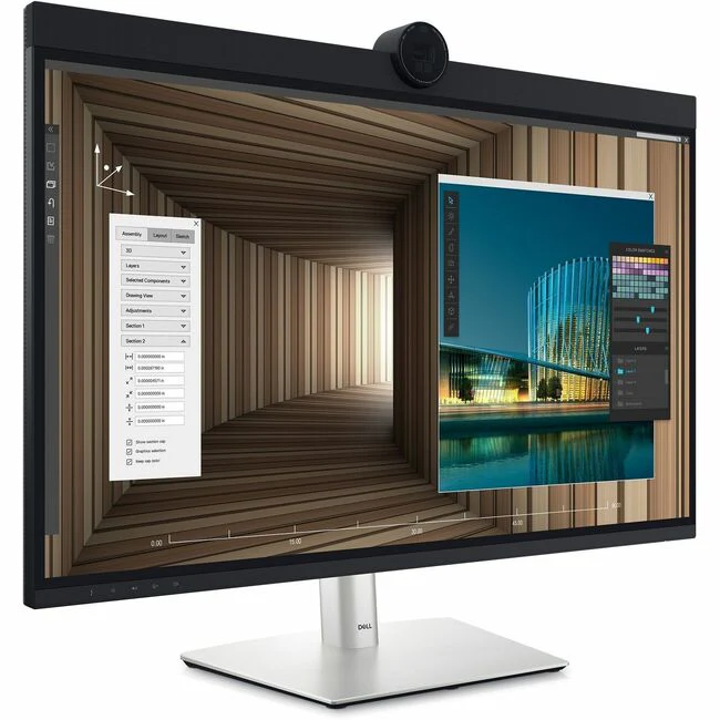 Dell UltraSharp U3224KB 32" Class Webcam 6K LED Monitor - 16:9 - 31.5" Viewable - In-plane Switching (IPS) Black Technology - LED Backlight - 6144 x 3456 - 1.07 Billion Colors - 450 Nit - 5 ms - 60 Hz Refresh Rate - HDMI - Mini DisplayPort - KVM Switch, U