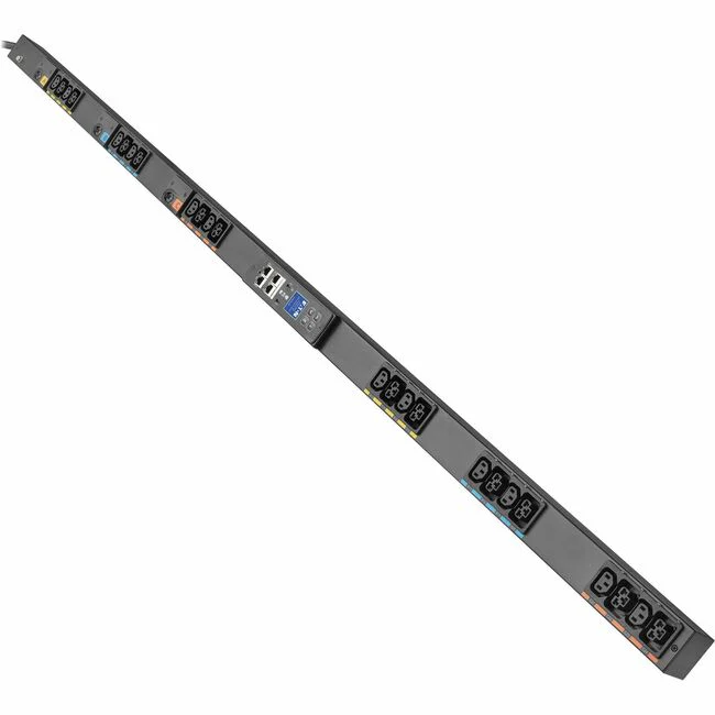 Eaton G4 3-Phase Managed Rack PDU, 120/208V, 24 Outlets, 24A, 8.6kW, L21-30 Input, 10 ft. Cord, 0U Vertical - Managed - NEMA L21-30P - 12 x IEC 60320 C13, 12 x IEC 60320 C39 - 120 V AC, 230 V AC - Network (RJ-45) - 10 ft Cord Length - 0U - Vertical - Rack