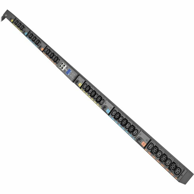 Eaton G4 3-Phase Managed Rack PDU, 208V, 42 Outlets, 40A, 14.4kW, CS8365 Input, 10 ft. Cord, 0U Vertical - Managed - CS8365 - 24 x IEC 60320 C13, 18 x IEC 60320 C39 - 230 V AC - Network (RJ-45) - 10 ft Cord Length - 0U - Vertical - Rack