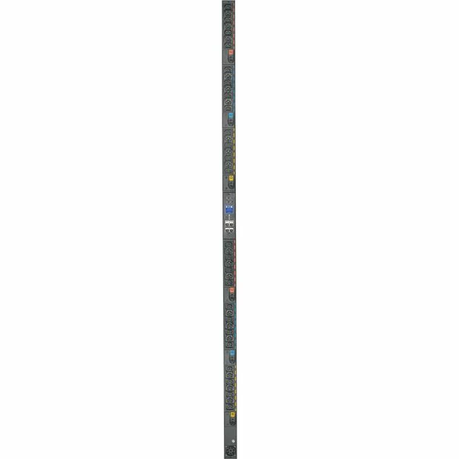 Eaton G4 Universal-Input Metered PDU, 208V and 415/240V, 42 Outlets, Input Cable Sold Separately, 72-Inch 0U Vertical - Metered - Universal Input - 24 x IEC 60320 C13, 18 x IEC 60320 C39 - Network (RJ-45) - 0U - Vertical - Rack-mountable - Vertical