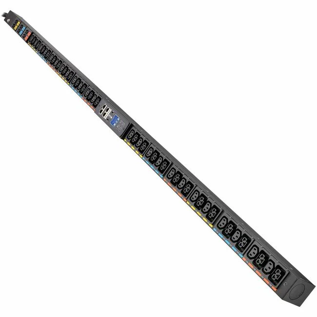 Eaton Managed G4 Rack PDU, 0U, 43U, 532P6W input, 10ft cord, 17.3kW, 32A, 240/415V, 48 outlets (24)C13 (24)C39 - Managed - 532P6W - 24 x IEC 60320 C13, 24 x IEC 60320 C39 - Circuit Breaker - 10 ft Cord Length - 0U - Rack-mountable - Vertical