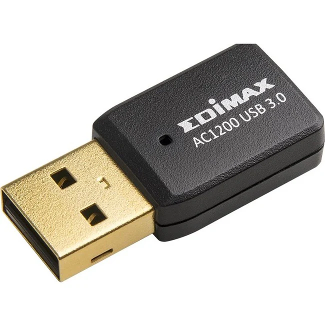 Edimax EW-7822UTC IEEE 802.11ac Wi-Fi Adapter for Desktop Computer/Notebook - USB 3.0 - 1.17 Gbit/s - 2.40 GHz ISM - 5 GHz UNII - External