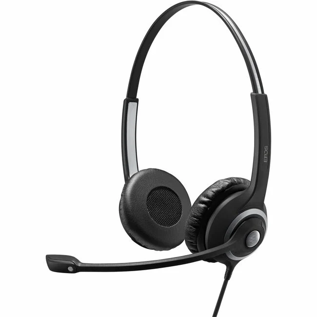 EPOS IMPACT SC 262 Headset - Stereo - Easy Disconnect - Wired - On-ear - Binaural - Noise Cancelling, Electret, Uni-directional, Condenser Microphone - Black