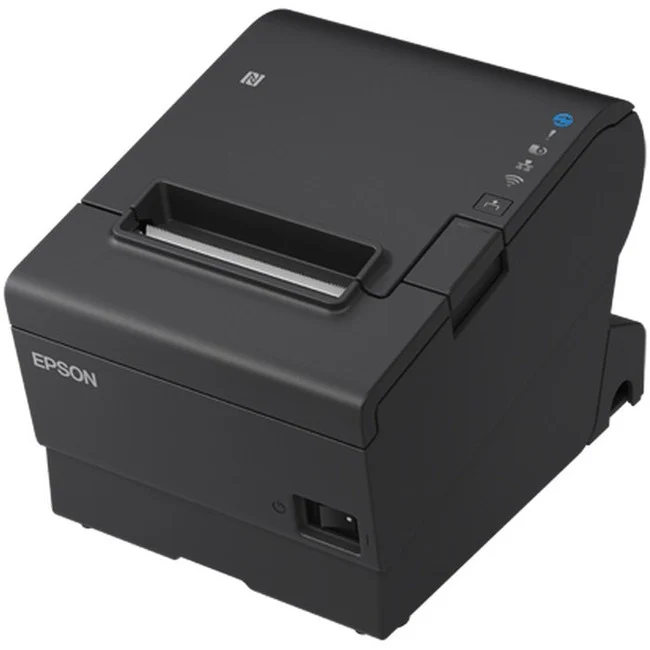 Epson OmniLink TM-T88VII Desktop Direct Thermal Printer - Monochrome - Receipt Print - Ethernet - USB - USB Host - With Cutter - Black - 19.69 in/s Mono - 180 dpi - Wireless LAN - ePOS, ESC/POS, XML Emulation - For PC, SPARC, Android, iOS - 19.69 in/s Mon