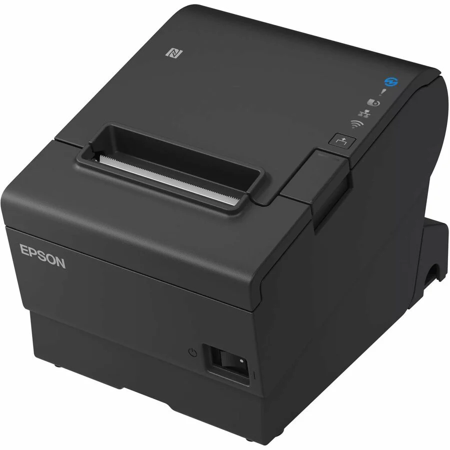 Epson OmniLink TM-T88VII Direct Thermal Printer - Monochrome - Receipt Print - Ethernet - USB - USB Host - Serial - With Cutter - Black - 19.69 in/s Mono - 180 dpi - For PC, SPARC, Mac, iOS, Android - 19.69 in/s Mono - 180 dpiAutomatic Cutting - For PC, S