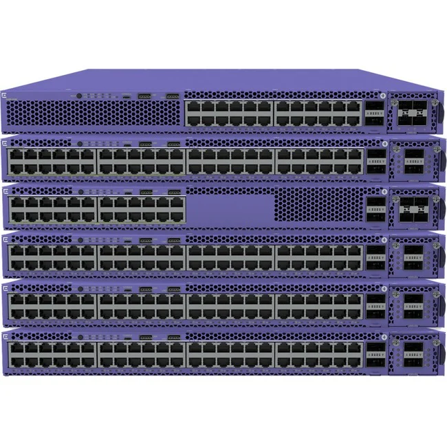 Extreme Networks ExtremeSwitching X465-24MU-24W Ethernet Switch - 48 Ports - Manageable - 3 Layer Supported - Modular - 3941 W Power Consumption - Optical Fiber, Twisted Pair - 1U High - Rack-mountable