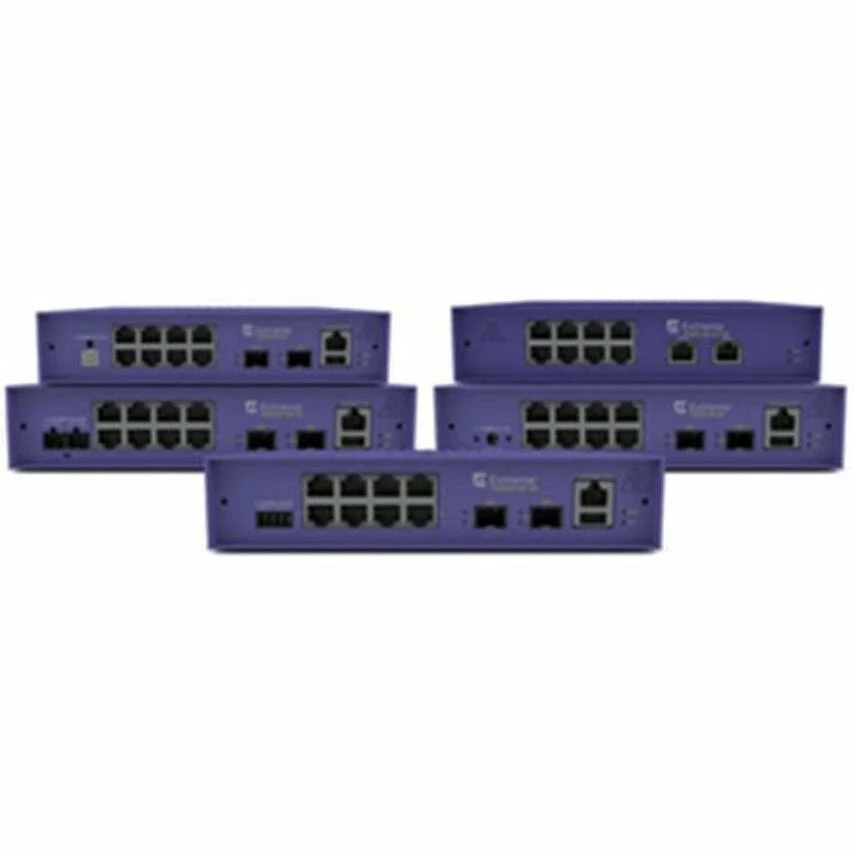 Extreme Networks V300HT-8T-2X Ethernet Switch - 8 Ports - 2 Layer Supported - Modular - 7.40 W Power Consumption - Twisted Pair, Optical Fiber - 1U High - Rack-mountable