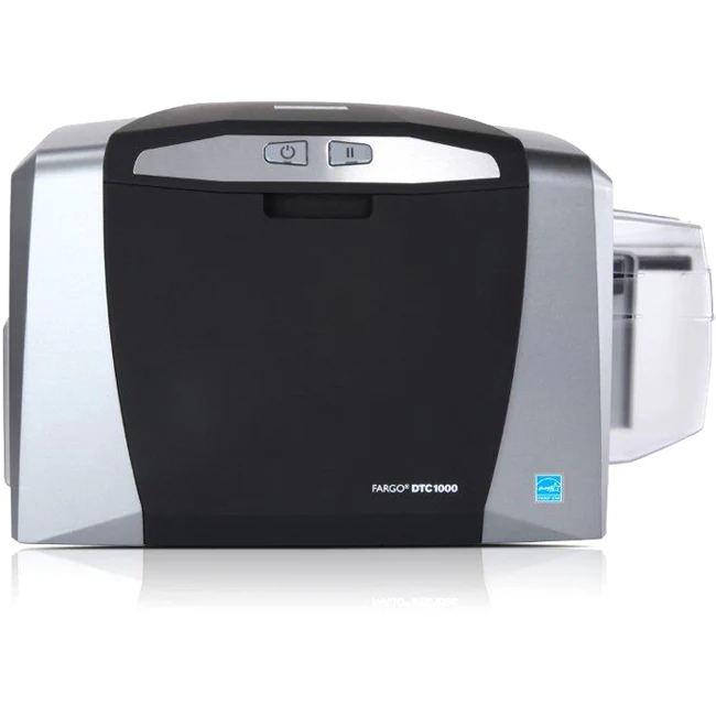 Fargo DTC1000 Card Printer Dual Sided - Color - 7 Second Mono 24 Second Color - 300 dpi - USB, Network - Ethernet