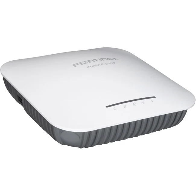 Fortinet FortiAP FAP-231F 802.11ax 1.73 Gbit/s Wireless Access Point - 2.40 GHz, 5 GHz - MIMO Technology - 2 x Network (RJ-45) - Gigabit Ethernet - 17 W - Ceiling Mountable, Wall Mountable, Rail-mountable