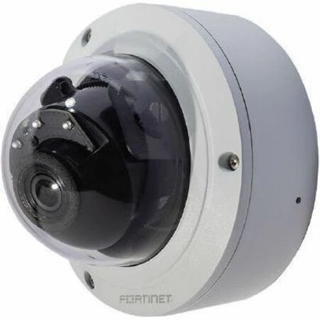 Fortinet FortiCamera CD51 5 Megapixel Indoor/Outdoor Full HD Network Camera - Dome - Black, White - 65.62 ft Infrared Night Vision - H.265, H.264, HEVC - 1920 x 1080 - 2.80 mm Fixed Lens - 30 fps - CMOS - Wi-Fi, Bluetooth - Fast Ethernet - Wall Mount, Cei
