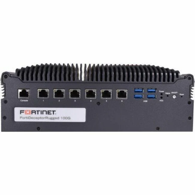 Fortinet FortiDeceptor FDR-100G Network Security Appliance - Active In-Network Attacks Protection - 6 Port - 10/100/1000Base-T - Gigabit Ethernet - SSL - 6 x RJ-45 - Desktop