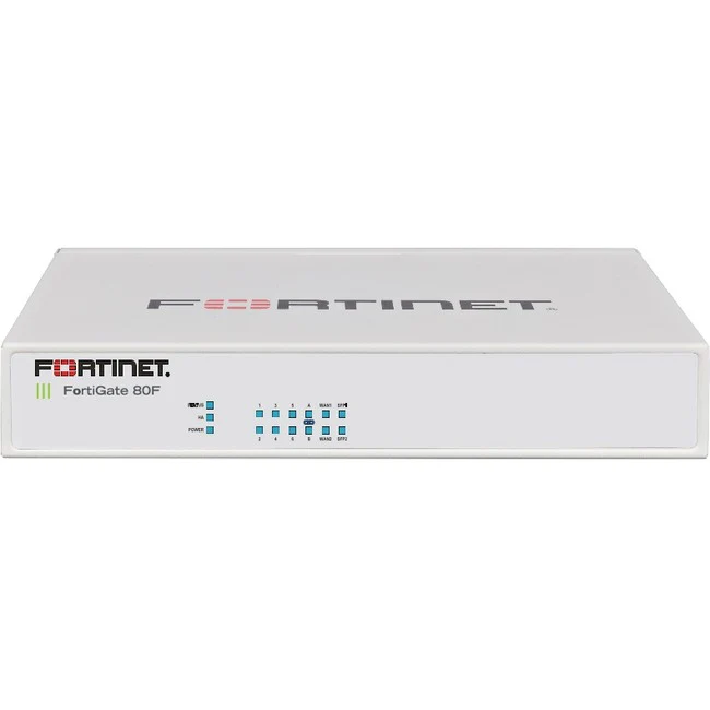 Fortinet FortiGate 81F Network Security/Firewall Appliance - 10 Port - 1000Base-T, 1000Base-X - Gigabit Ethernet - AES (256-bit), SHA-256 - 200 VPN - 10 x RJ-45 - 2 Total Expansion Slots - 3 Year 24x7 FortiCare Support + FortiGuard Unified Threat Protecti