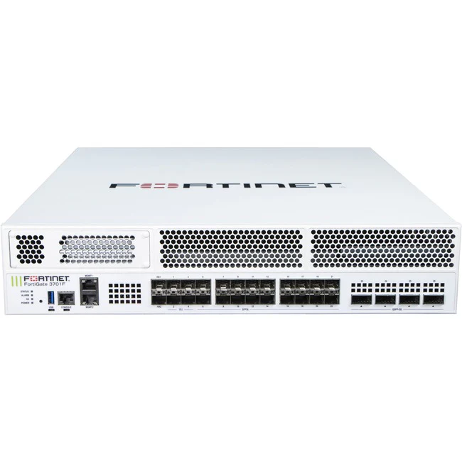 Fortinet FortiGate FG-3701F Network Security/Firewall Appliance - 10GBase-T - 10 Gigabit Ethernet - 10 GB/s Firewall Throughput - SSL - 40000 VPN - 28 Total Expansion Slots - 2U - Rack-mountable